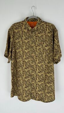 Properly Tied Mens Multicolor Sportsman Field Button Shirt Vtg Camo Size XL NWT